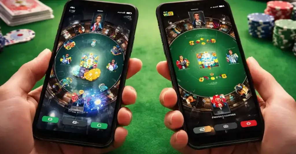 CoinPoker vs Traditional Poker Apps, crypto poker app comparison, online poker platform review