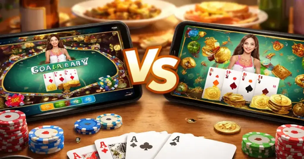 GameZone PH vs Tongits Go, Pinoy card app comparison, best online poker app Philippines