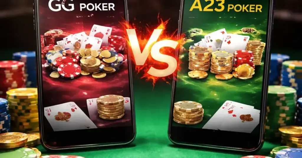 GGPoker vs A23 Poker, GGPoker bonus, A23 Poker bonus