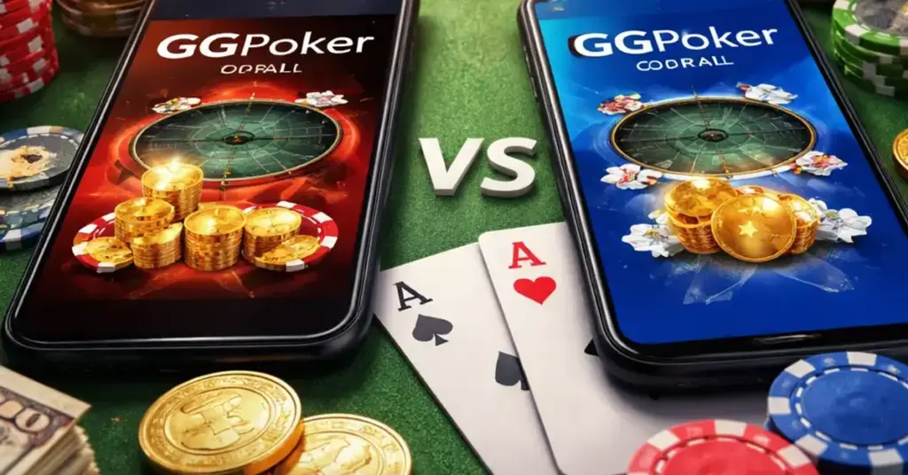 GGPoker vs Coral Poker, poker rewards comparison, online poker bonuses