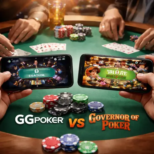 GGPoker vs Governor of Poker, casual poker game vs competitive poker app, online poker for beginners Philippines