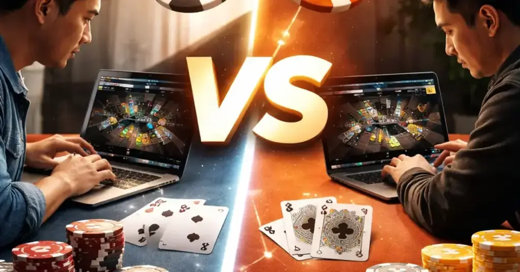 GGPoker vs Ignition Poker, anonymous tables poker, competitive poker sites