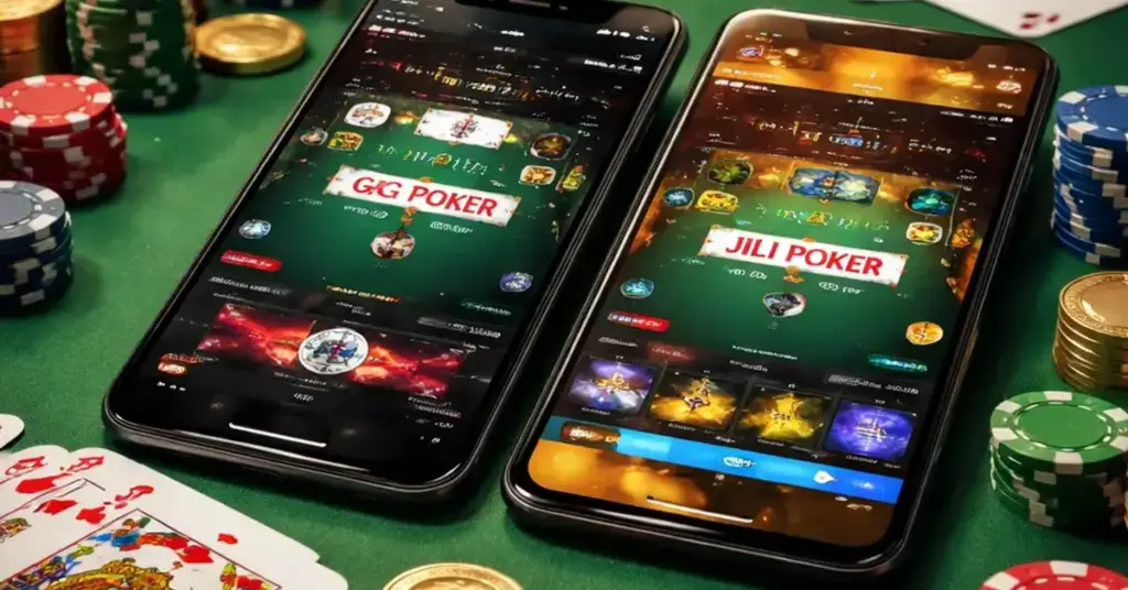 GGPoker vs JILI Poker, GGPoker features, JILI Poker features
