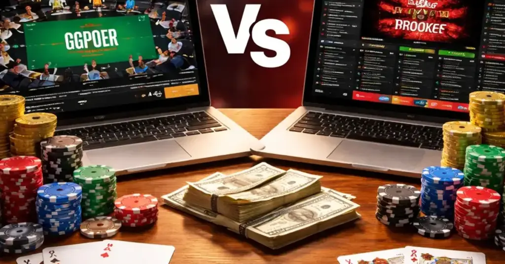 GGPoker vs Ladbrokes Poker, best poker promotions, poker site comparison