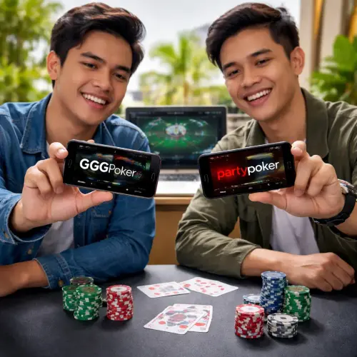 GGPoker vs PartyPoker, online poker comparison, best poker site Philippines