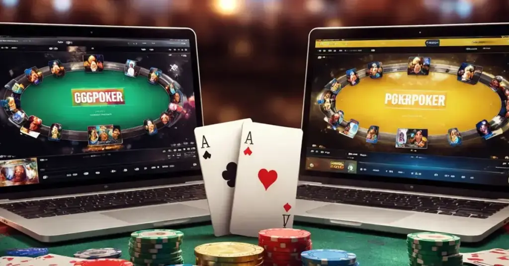 GGPoker vs PokerMatch, poker room comparison, competitive poker players
