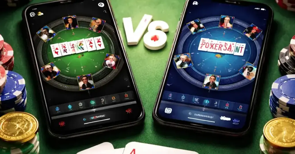 GGPoker vs PokerSaint, best poker app for daily games, GGPoker review