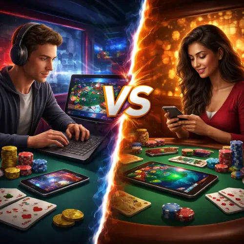 GGPoker vs Real Poker India