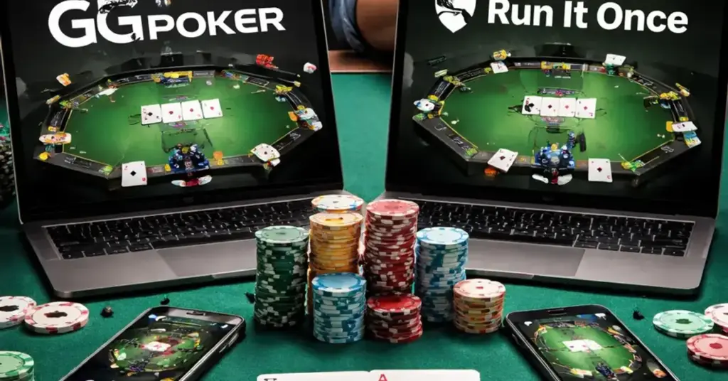 GGPoker vs Run It Once Poker, poker gameplay tools comparison, GGPoker tools