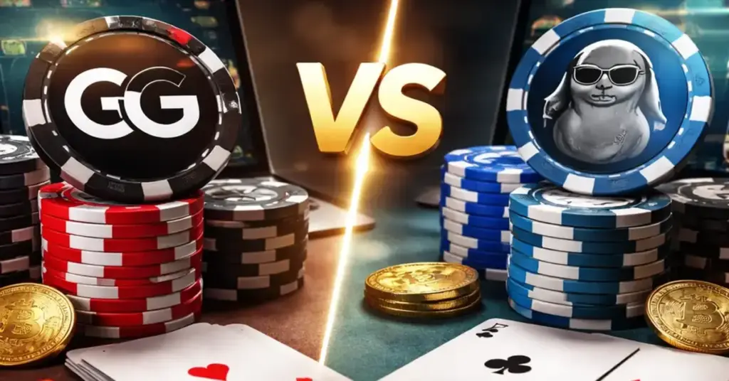 GGPoker vs Seals With Clubs, crypto poker platforms, online poker comparison