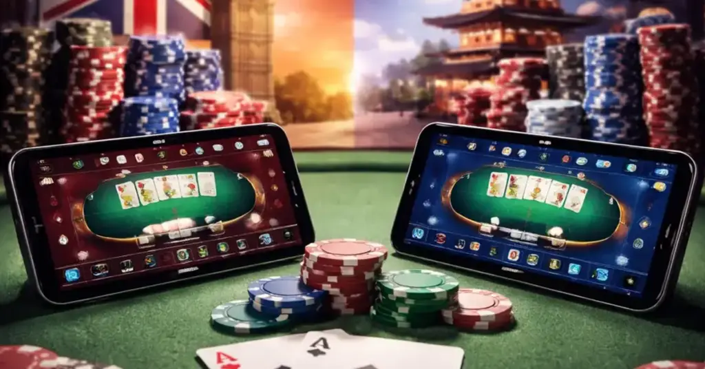 GGPoker vs Sky Poker, best poker site for UK and Asian players, online poker comparison