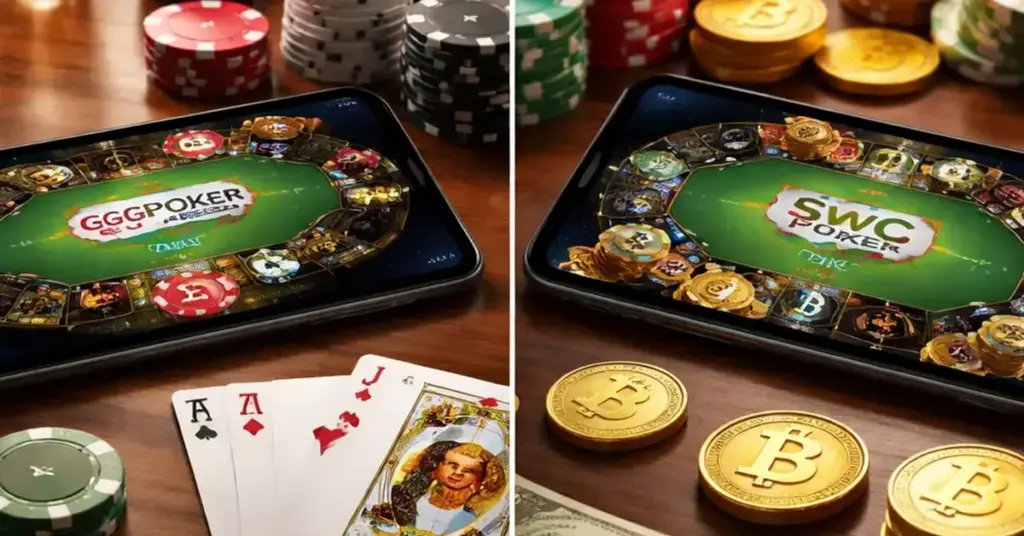 GGPoker vs SwC Poker, crypto tables, traditional poker rooms