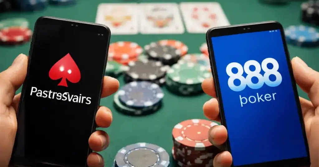 PokerStars vs 888poker, best beginner-friendly poker app, PokerStars beginner review