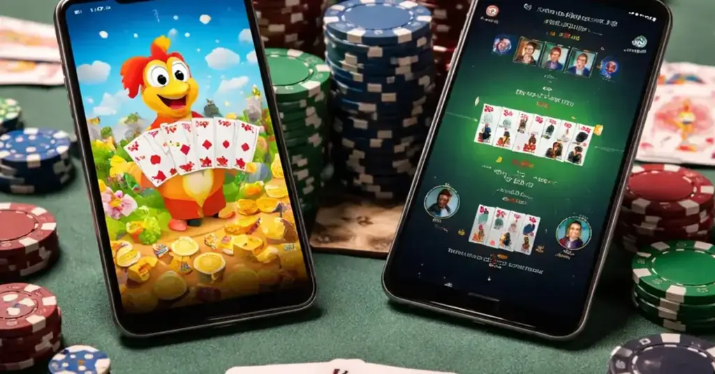 Tongits Go or PokerStars, online poker comparison, best poker app for style
